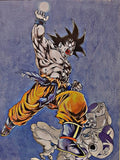 KAKARATO V FRIEZA DBZ Oil Drawing - @dcfinestone